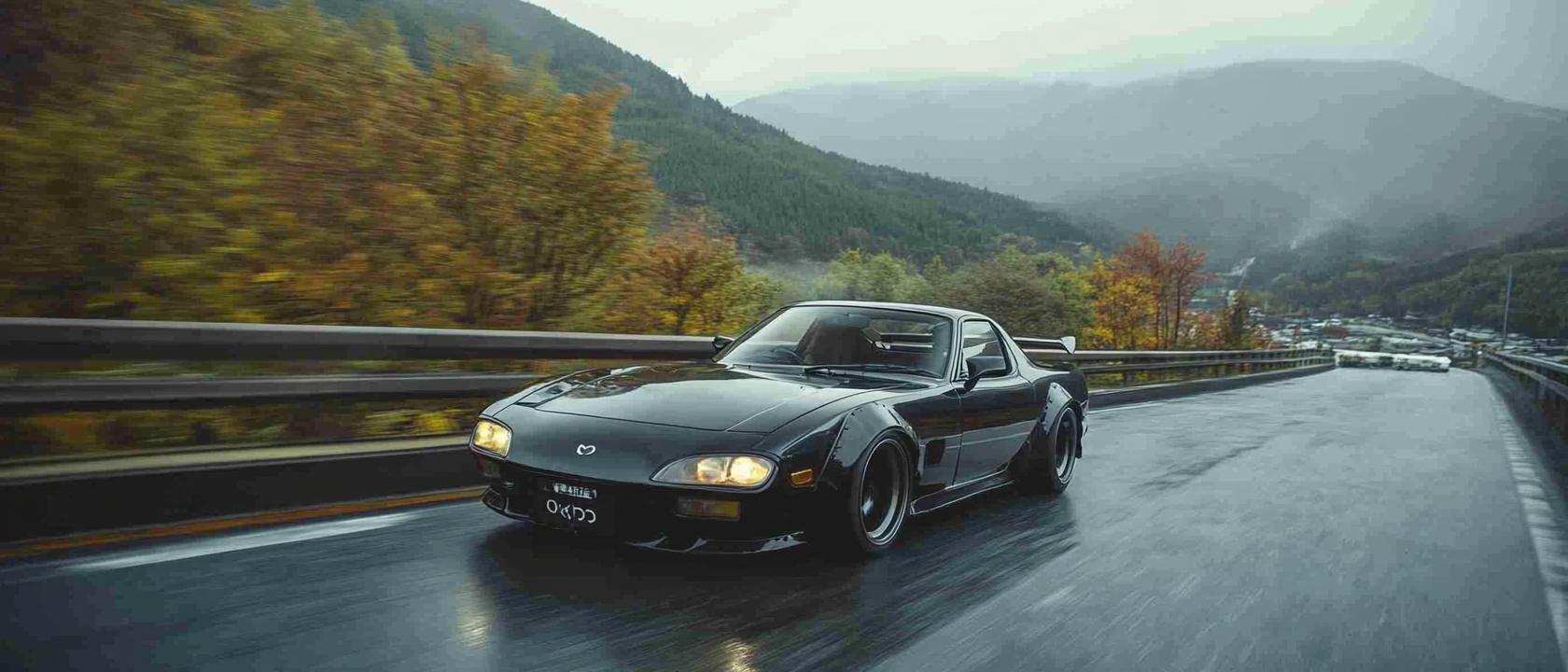 mazda rx 7 veil side fortune, mazda rx 7 veil side, mazda rx 7 в обвесе veilside, mazda veilside, Mazda rx veilside